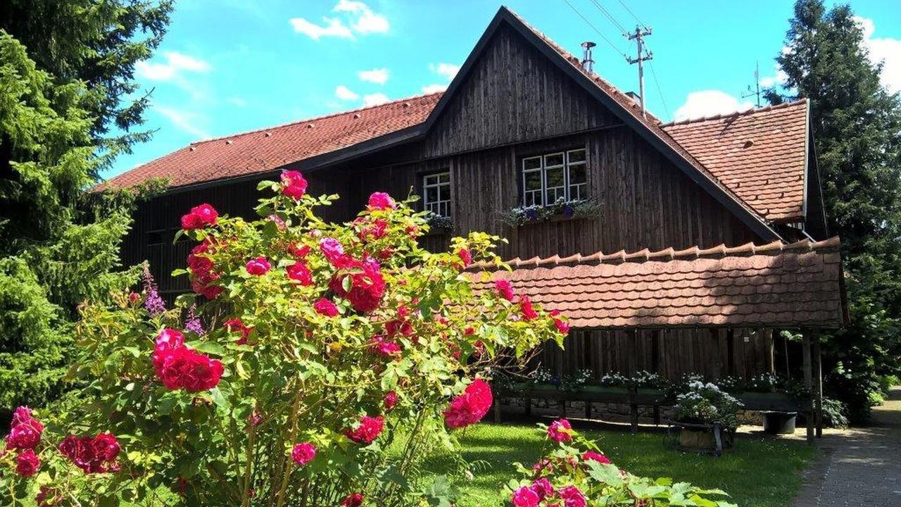 Albler-Nest Auf Hofgut Kuche Appartement Burladingen Buitenkant foto